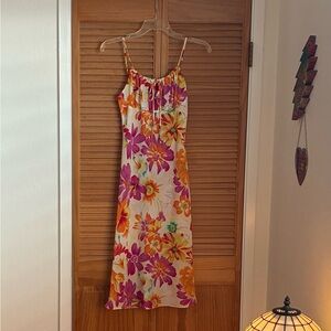 Vintage 90’s Floral Dress with Spaghetti Straps